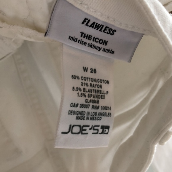 Joe’s Icon jeans - white, ankle - Picture 6 of 6